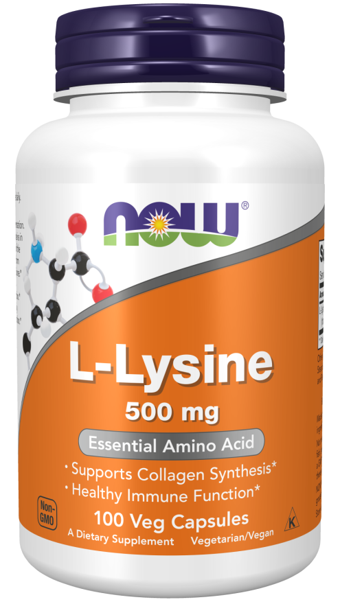 NOW Lysine 500 mg 100 vcaps