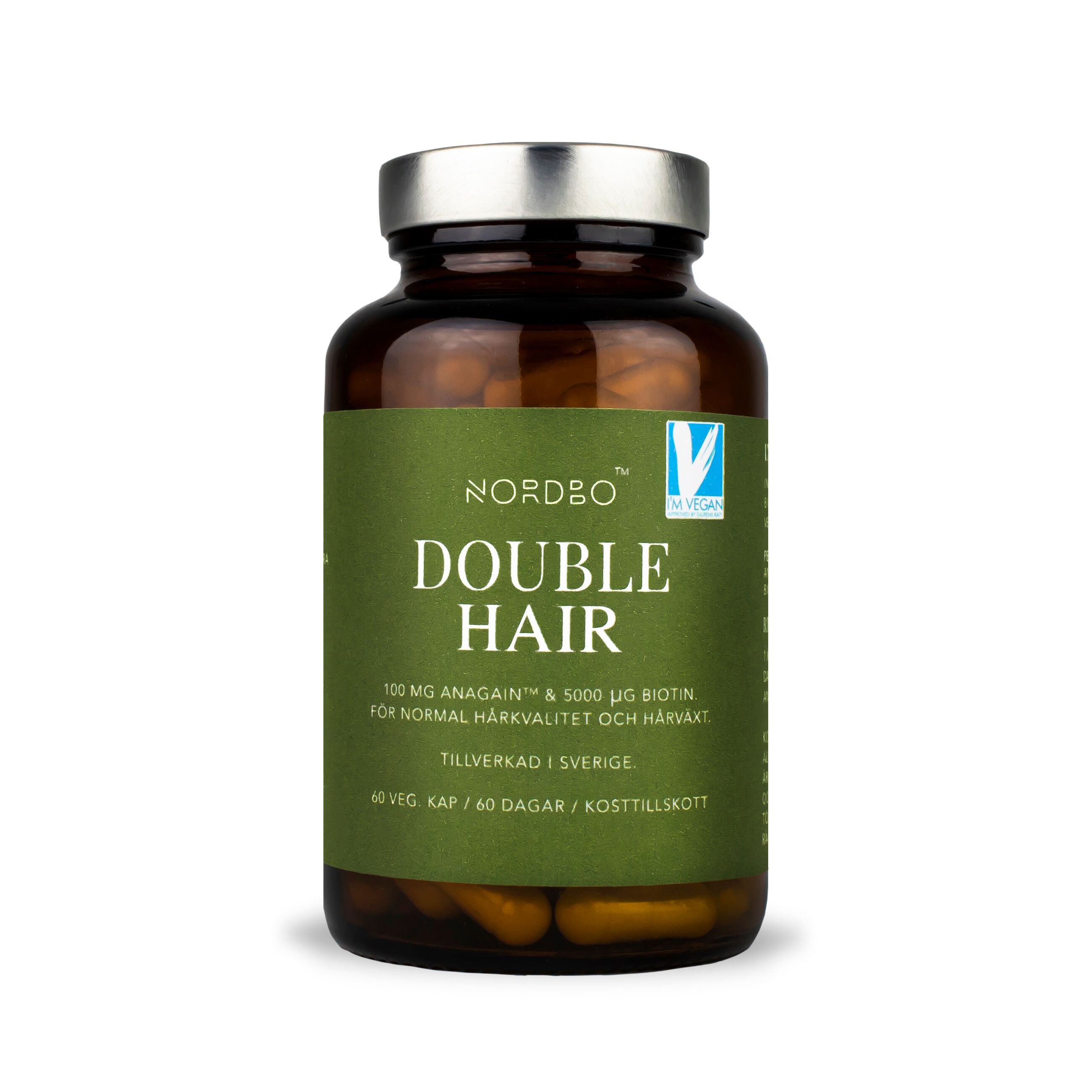 Nordbo Double Hair 60 kapslar