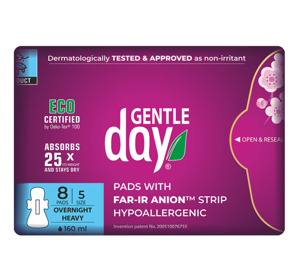 Gentle Day Binda heavy flow storlek 5 8 st