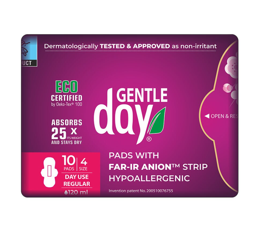 Gentle Day Binda regular storlek 4 10 st