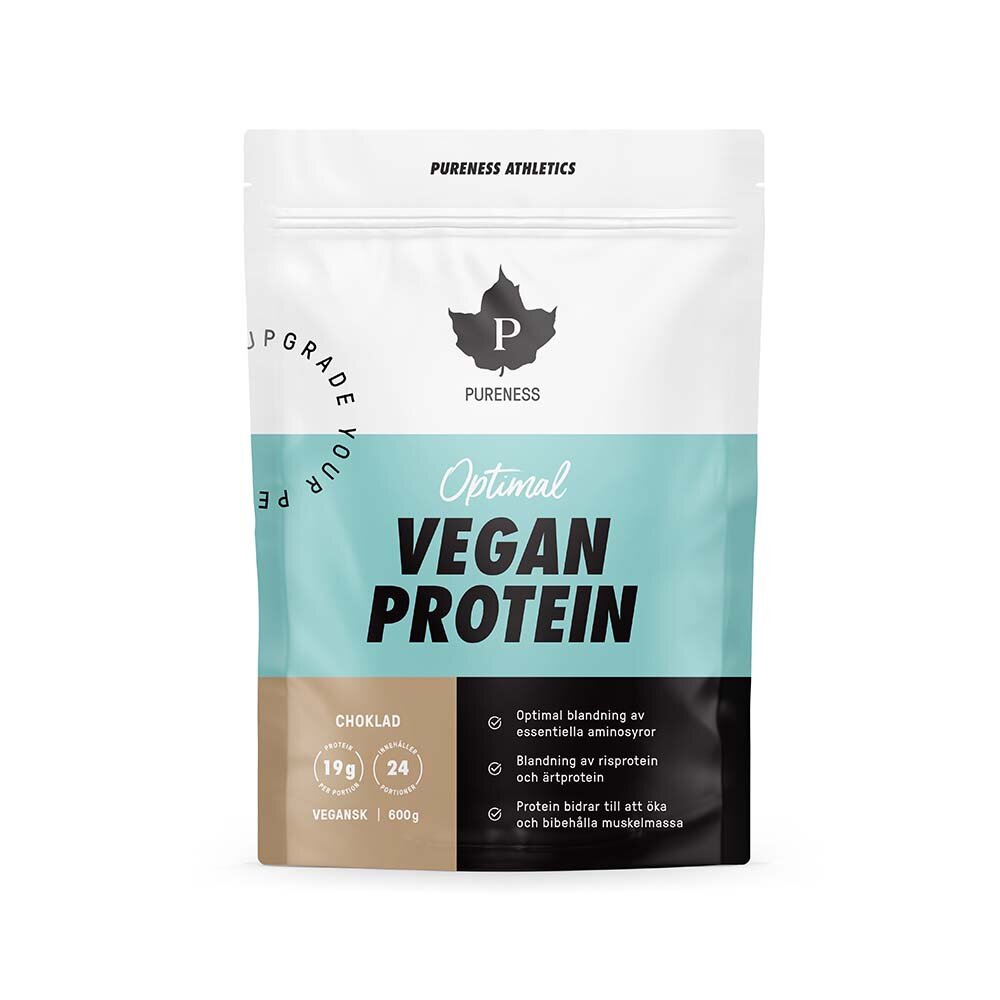 Pureness Athletics Optimal Vegan Protein Choklad 600g