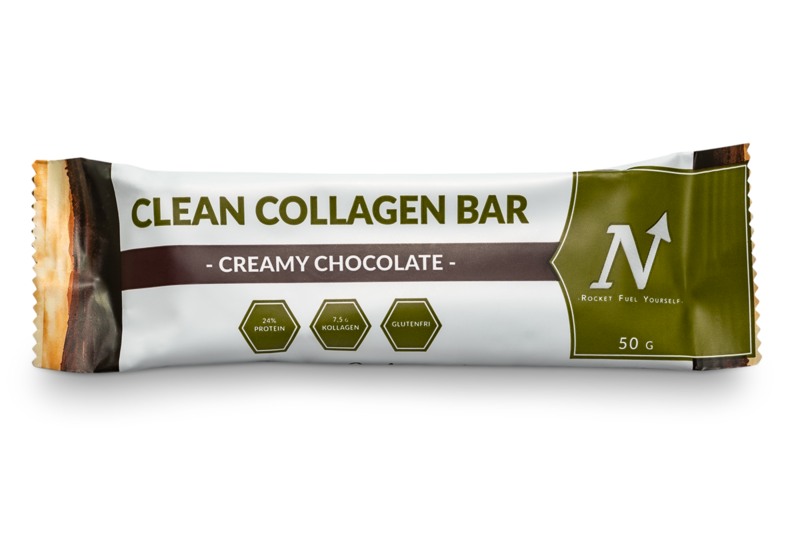 Nyttoteket Clean Collagen Bar Creamy Chocolate 12x50g
