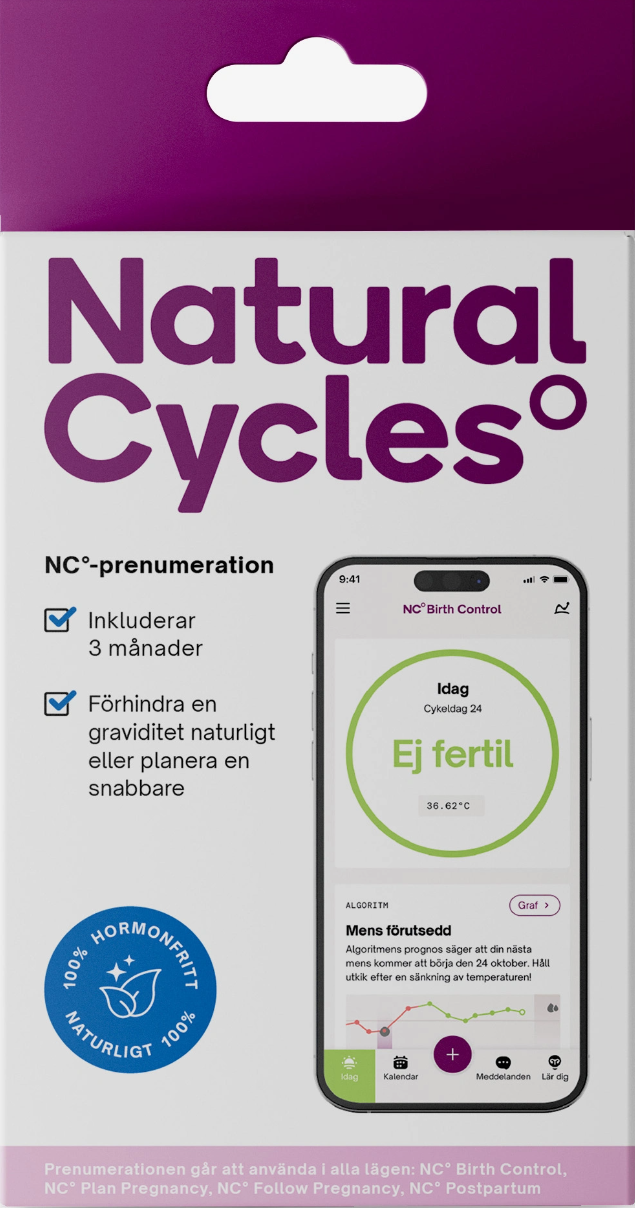 Natural Cycles NC° Birth Control 3-månadersprenumeration