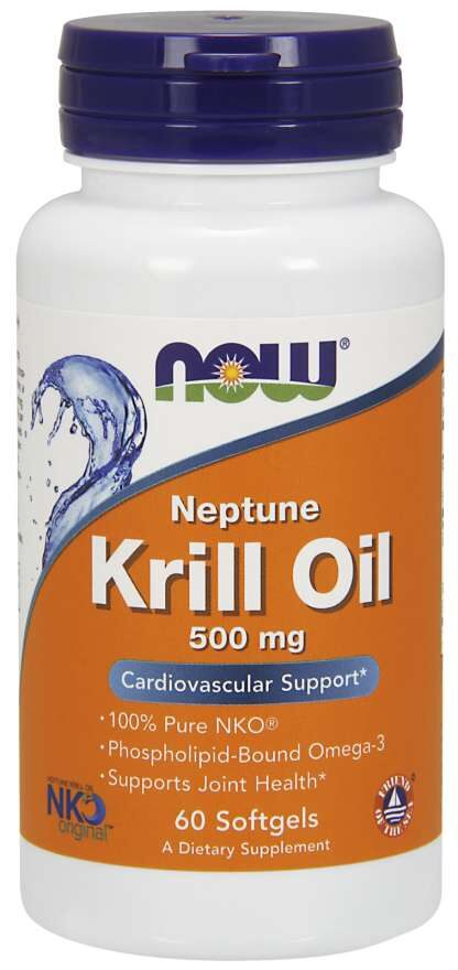 NOW Krill Oil 500 mg 60 kapslar
