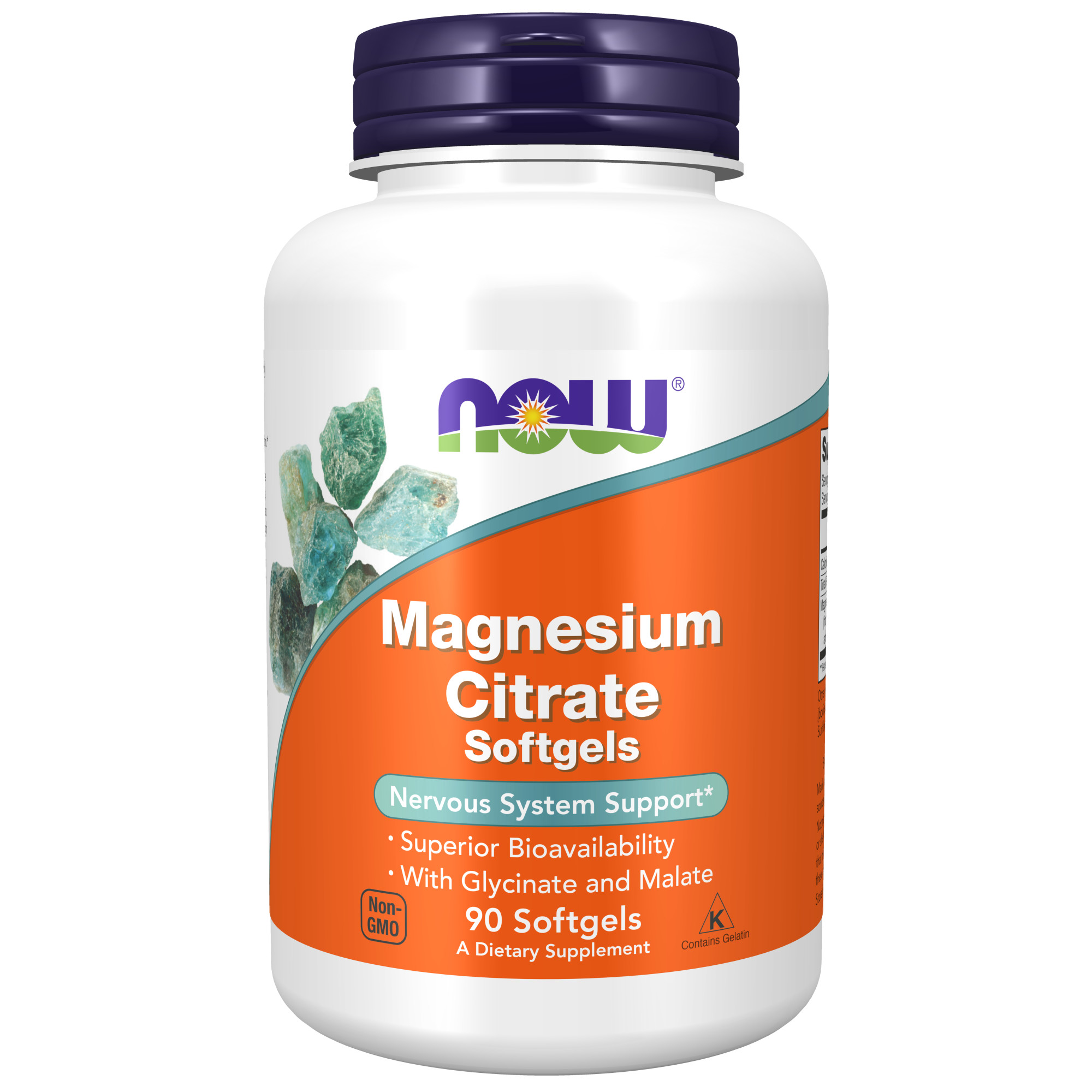 NOW Magnesium Citrate 134 mg 90 softgels