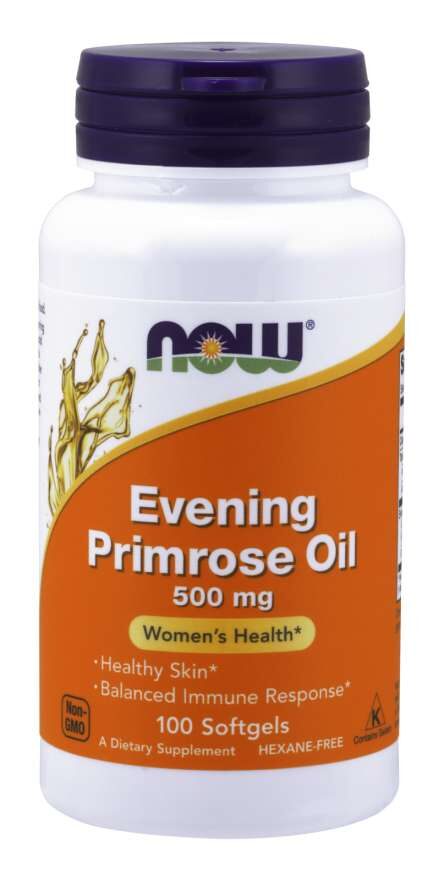 NOW Evening Primrose (Nattljusolja) 500 mg 100 kapslar