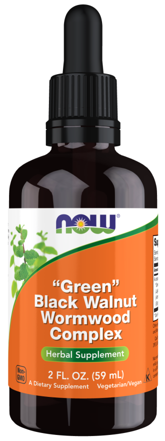 NOW Green Black Walnut Wormwood Complex Liquid 59ml