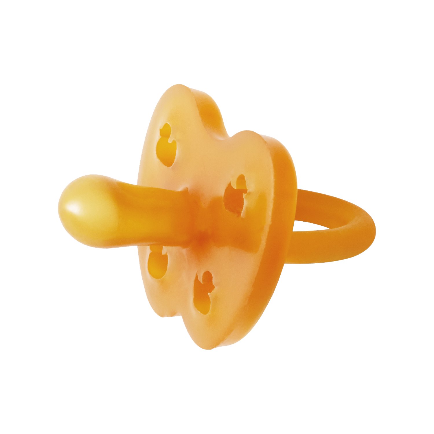 Hevea Napp Naturgummi Anka Symmetrisk - 0-3 mån