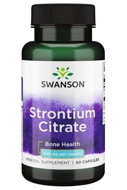 Swanson Strontium Citrate, 340mg - 60 kapslar