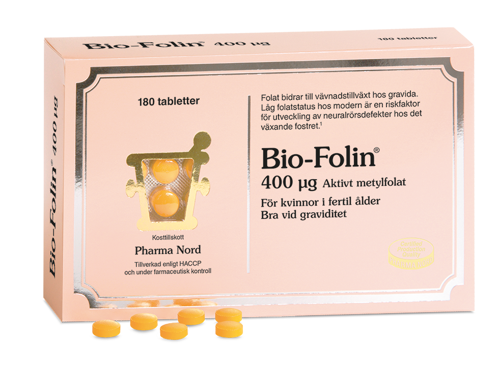 Pharma Nord Folsyra - Bio-Folin 180 tabletter