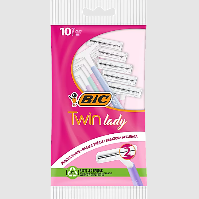 BIC Rakhyvlar Twin Lady 10-pack