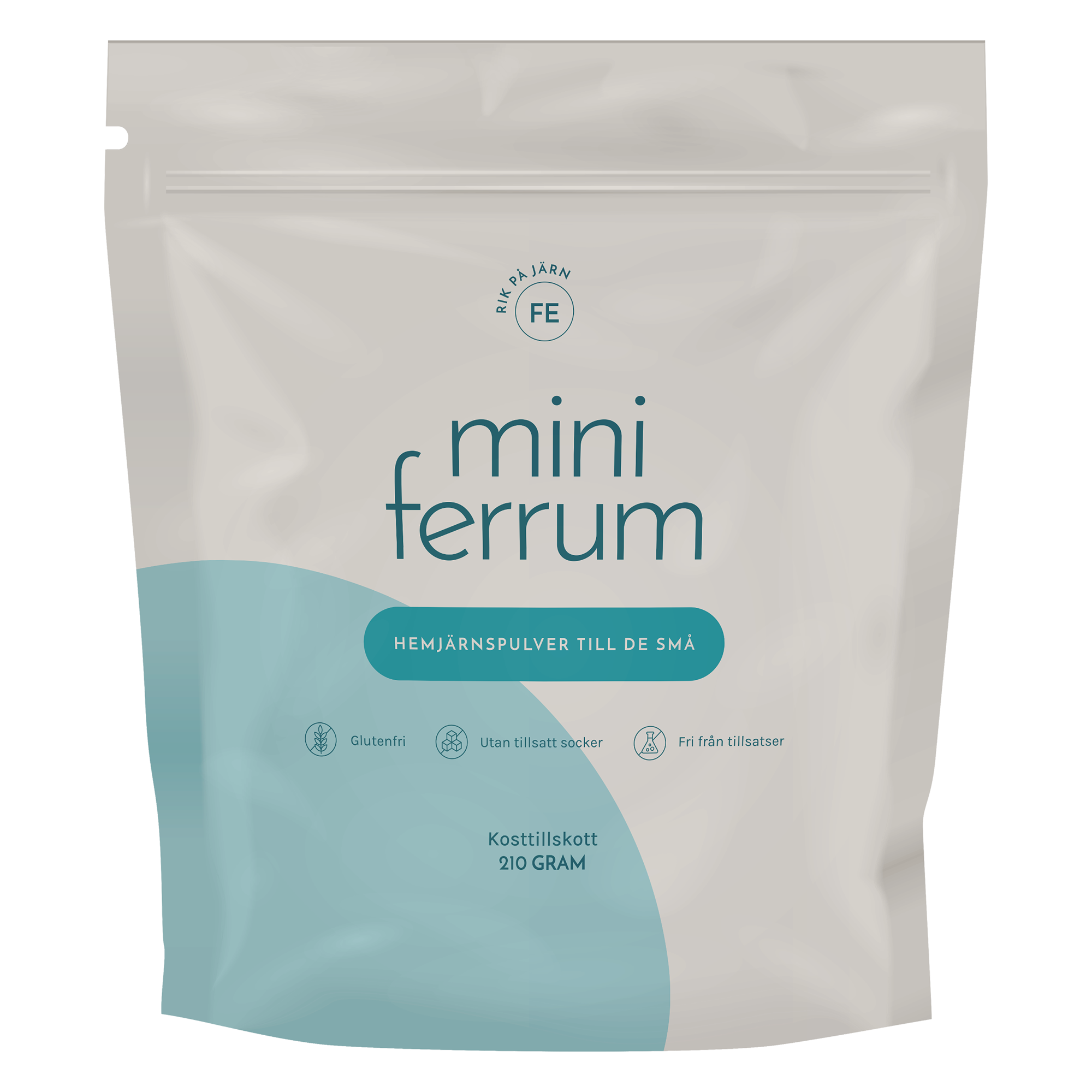 Mini Ferrum MINI+ Hemjärnspulver 210g