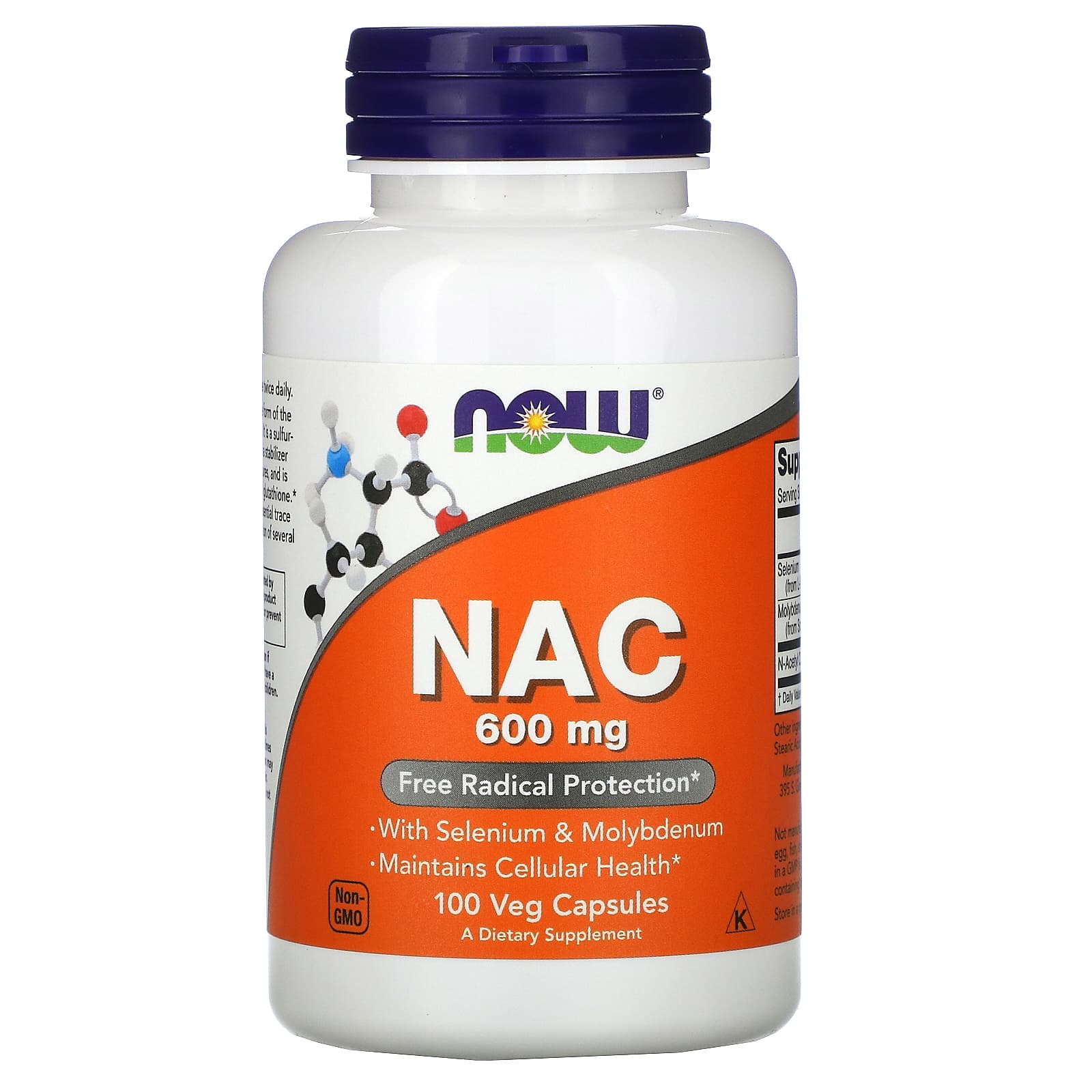 NOW NAC 600 mg 100 vegkapslar