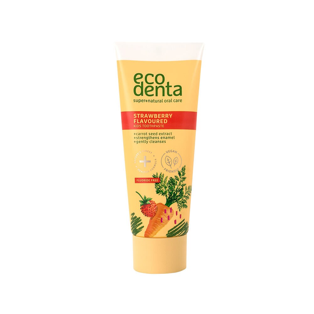 Eco Denta Wild Strawberry Flavoured Kids Toothpaste 75ml