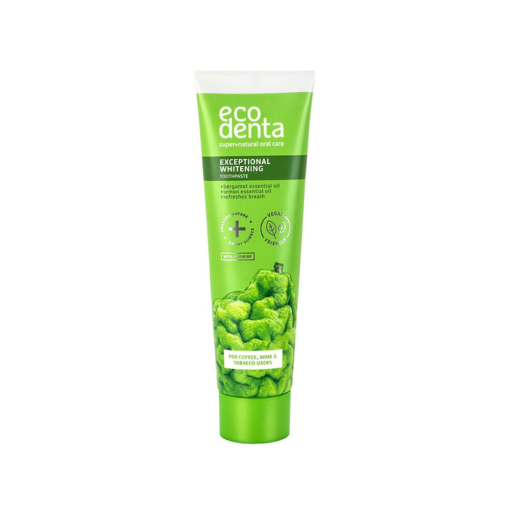 Eco Denta Exceptional Whitening Toothpaste With Bergamote Oil 100ml