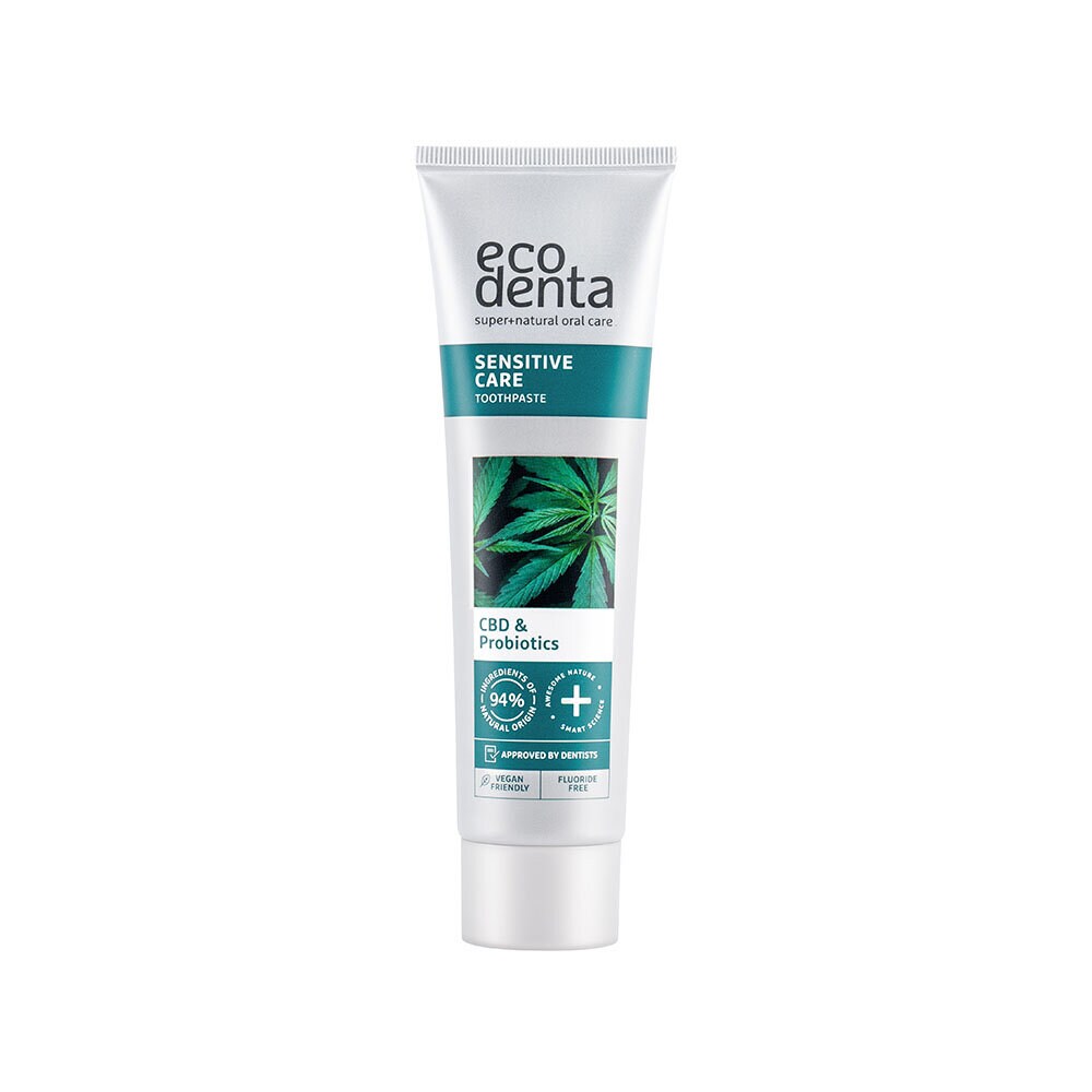 Eco Denta Sensitive Toothpaste With Cbd And Probiotics 100ml
