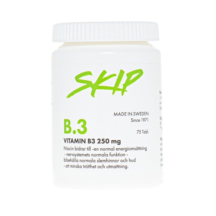 Skip Vitamin B.3 250mg 75 tabletter