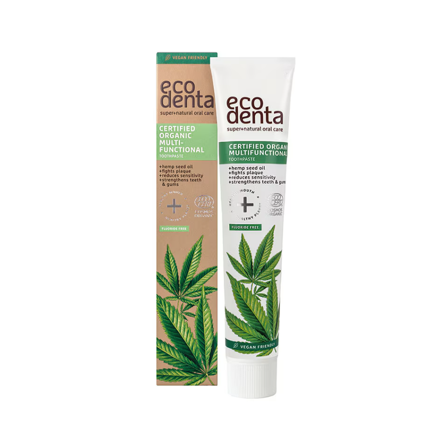 Eco Denta Organic Multifunctional Toothpaste With Hemp Oil 75ml
