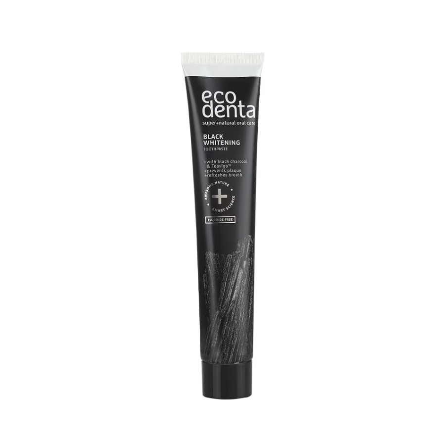 Eco Denta Organic Whitening Toothpaste With Charcoal 75ml