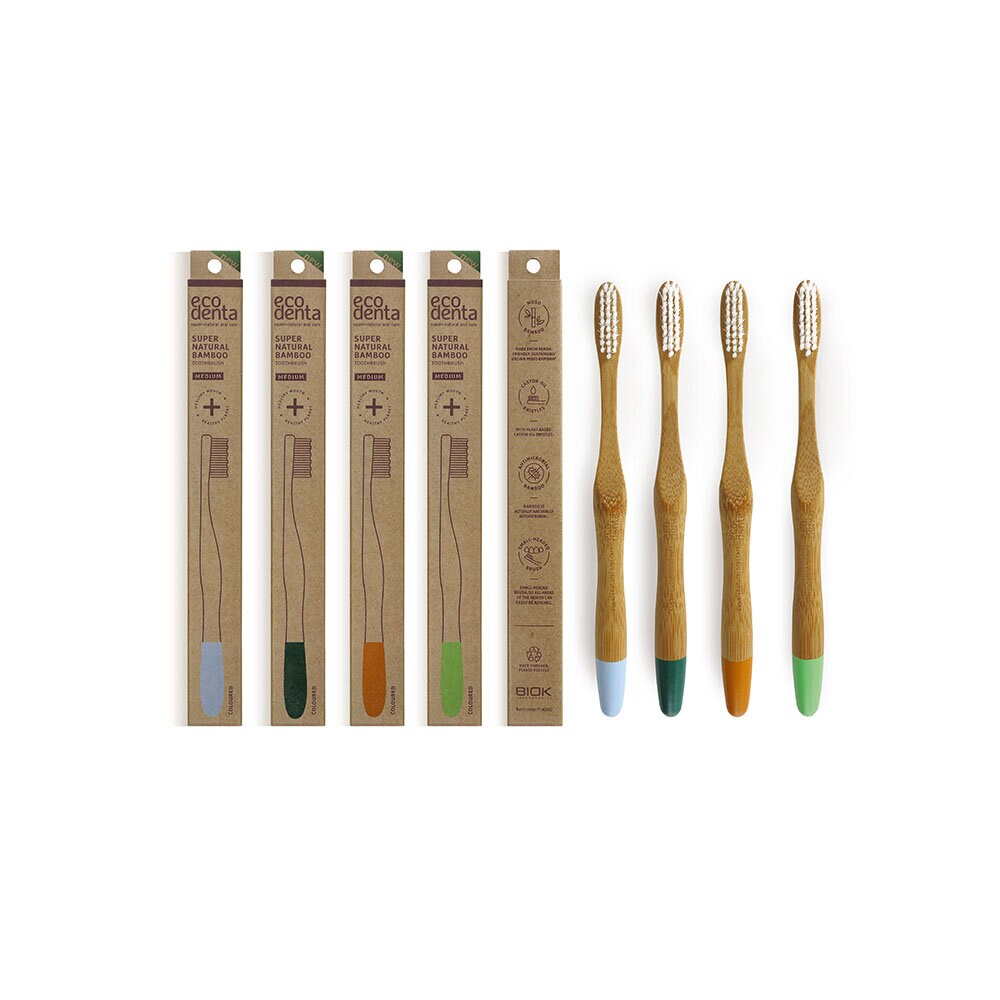 Eco Denta Bamboo Toothbrush Medium 1 st.