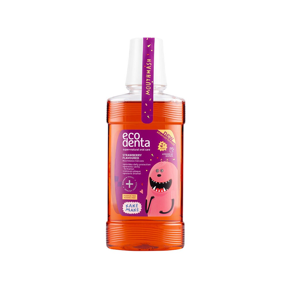 Eco Denta Kakes Makes Strawberry Flavour Kids Mouthwash 250ml