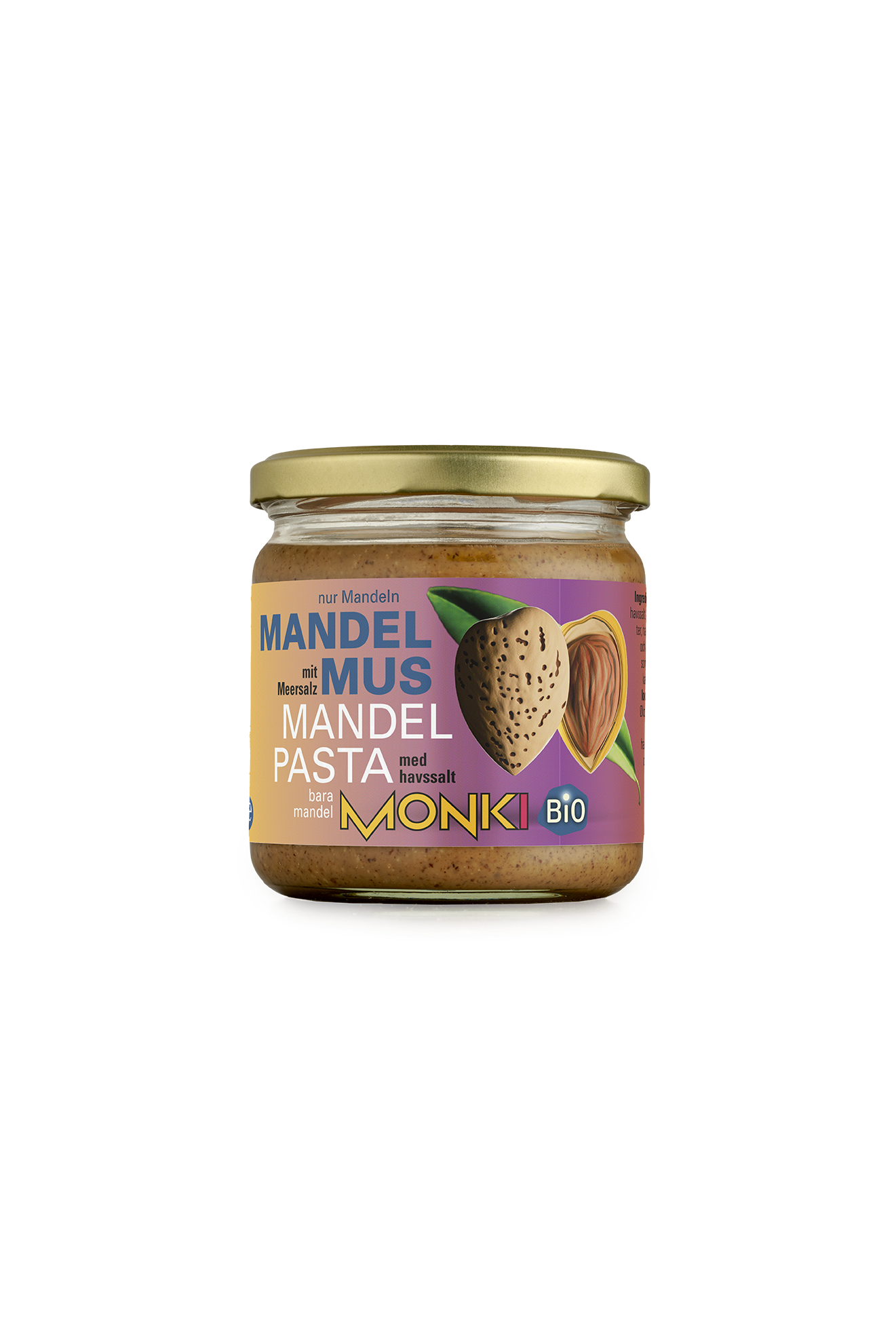 Monki Mandelsmör 330g
