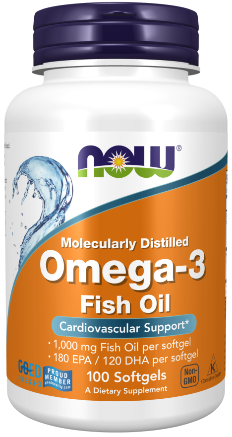 NOW Omega-3 1000 mg 100 sgels