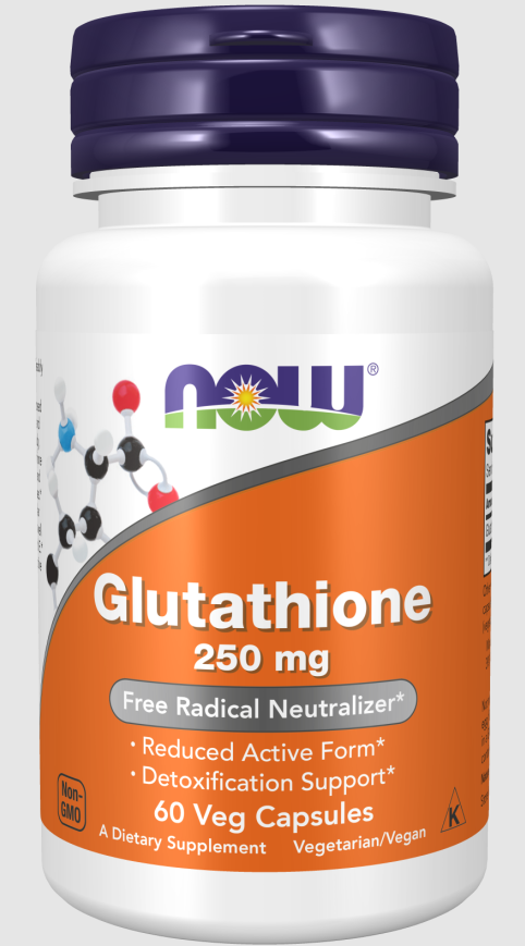 NOW Glutathione 250 mg 60 vegcaps