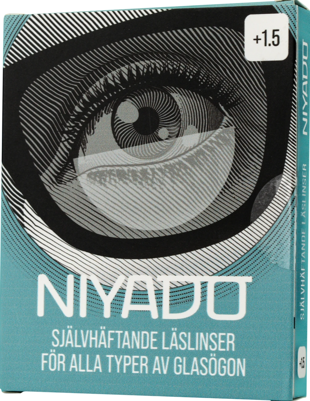 NIYADO Självhäftande Optiska Silikonlinser 1-par +1,50