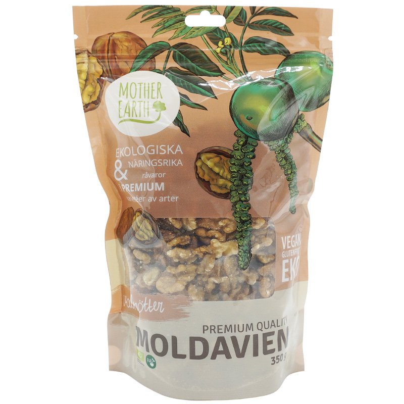 Mother Earth Valnötter Premium RAW&EKO 350g
