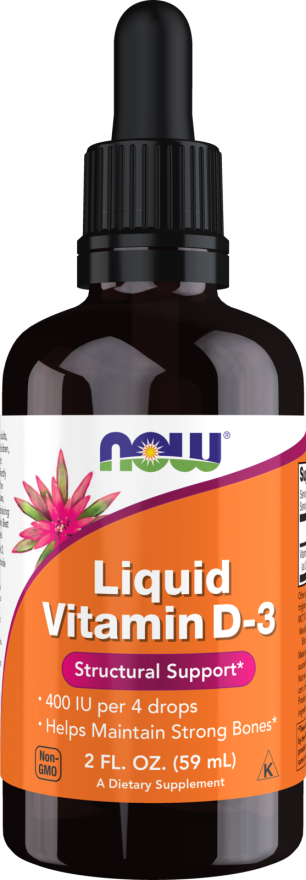 NOW Vitamin D-3 flytande 59 ml