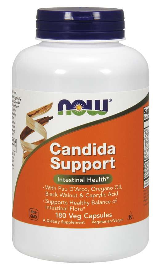 NOW Candida Support 180 vegkapslar