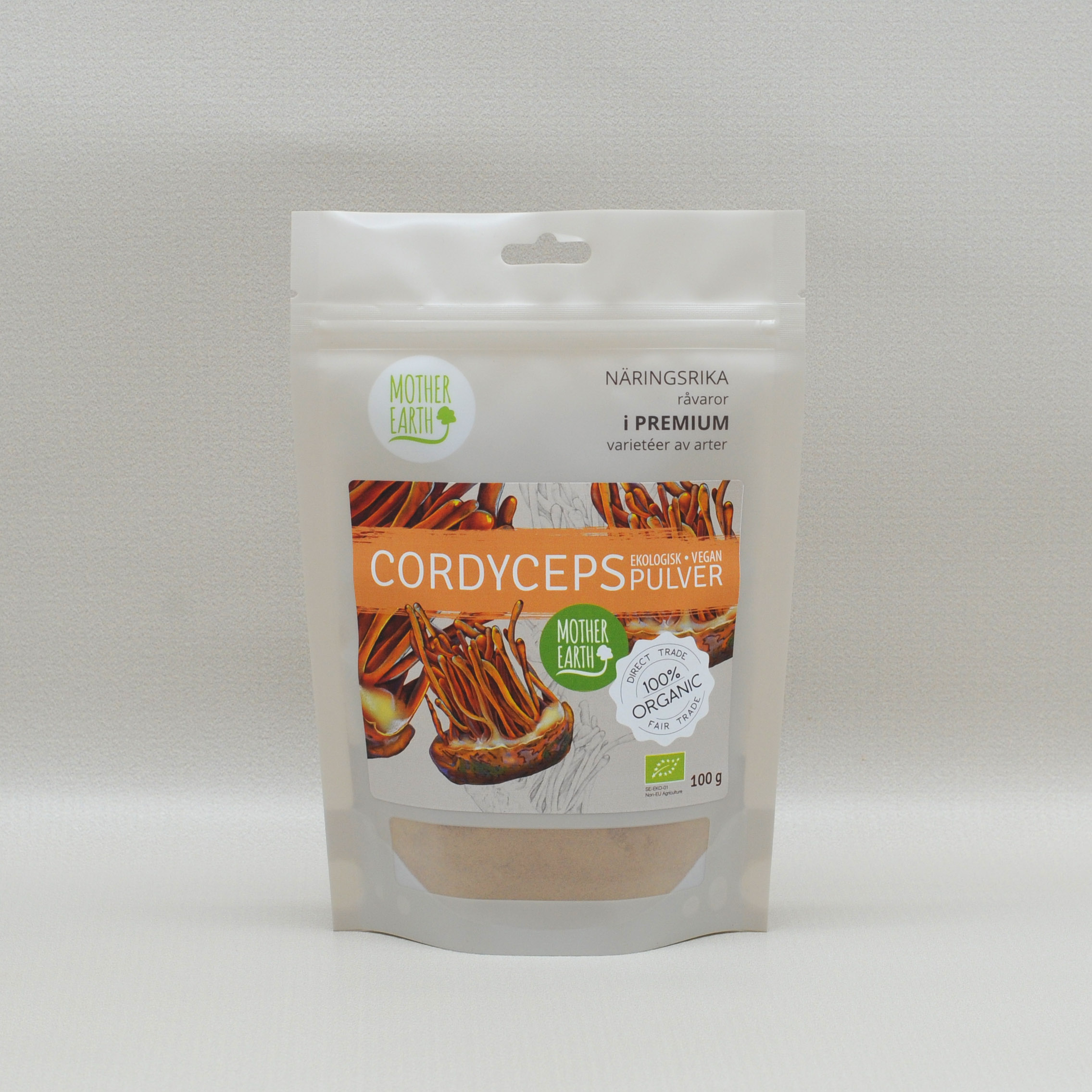 Mother Earth Cordycepspulver EKO 100g