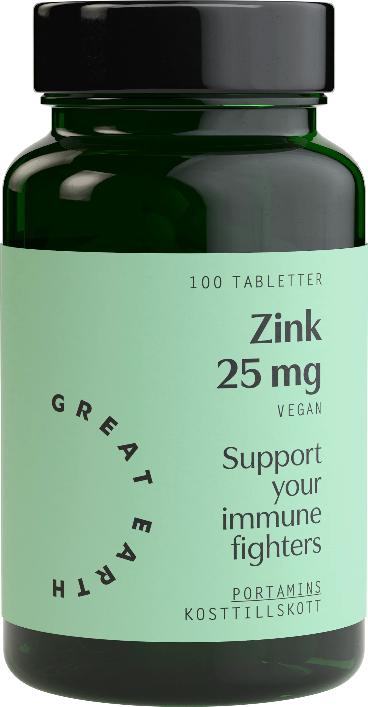 Great Earth Zink 25mg 100 tabletter
