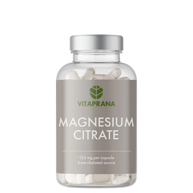 Vitaprana Magnesiumcitrat 125 mg 100 kapslar