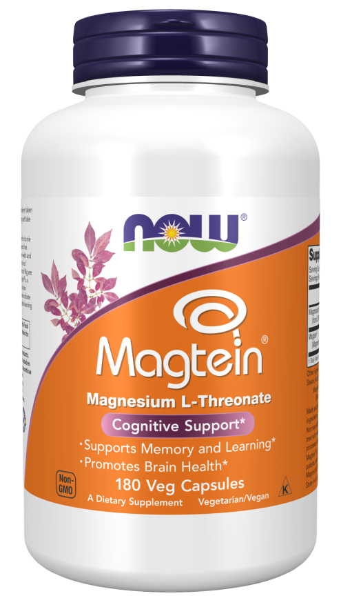 NOW Magtein® 180 kapslar