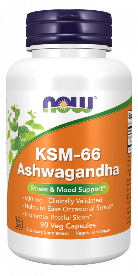 NOW KSM-66 Ashwagandha® 90 Veg Capsules