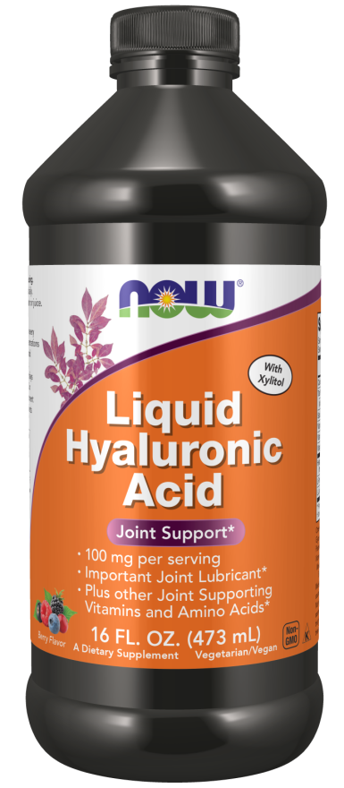 NOW Hyaluronic Acid 100 mg Liquid 473 ml