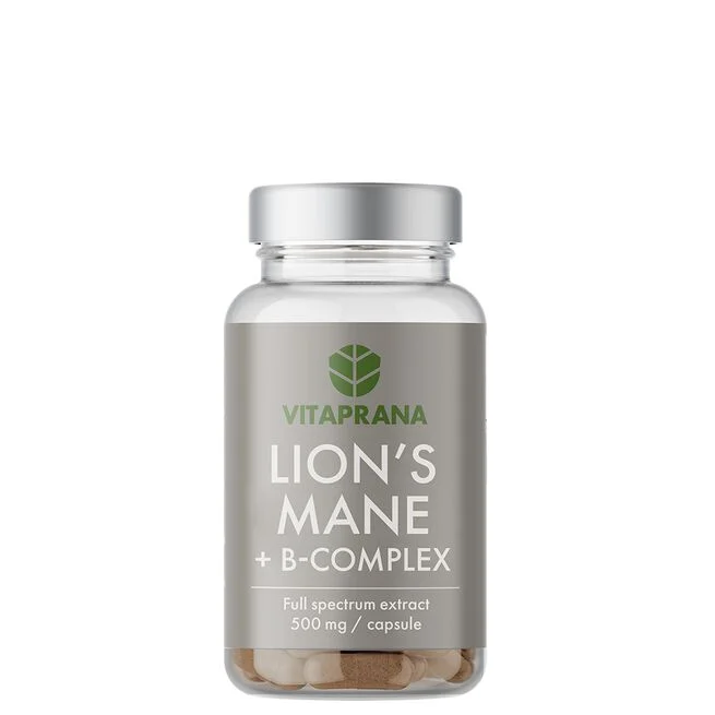 Vitaprana Lions Mane + B-komplex 50 kapslar