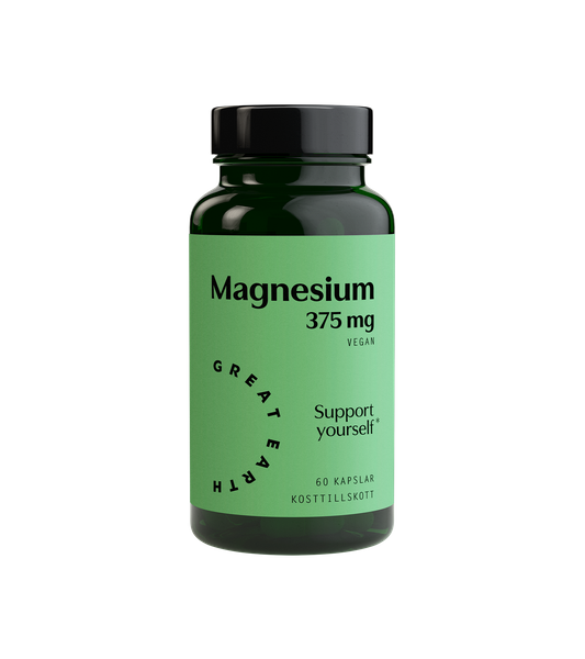Great Earth Magnesium 375mg 60 kapslar