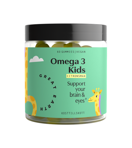 Great Earth Omega 3 Kids 60 tuggtabletter