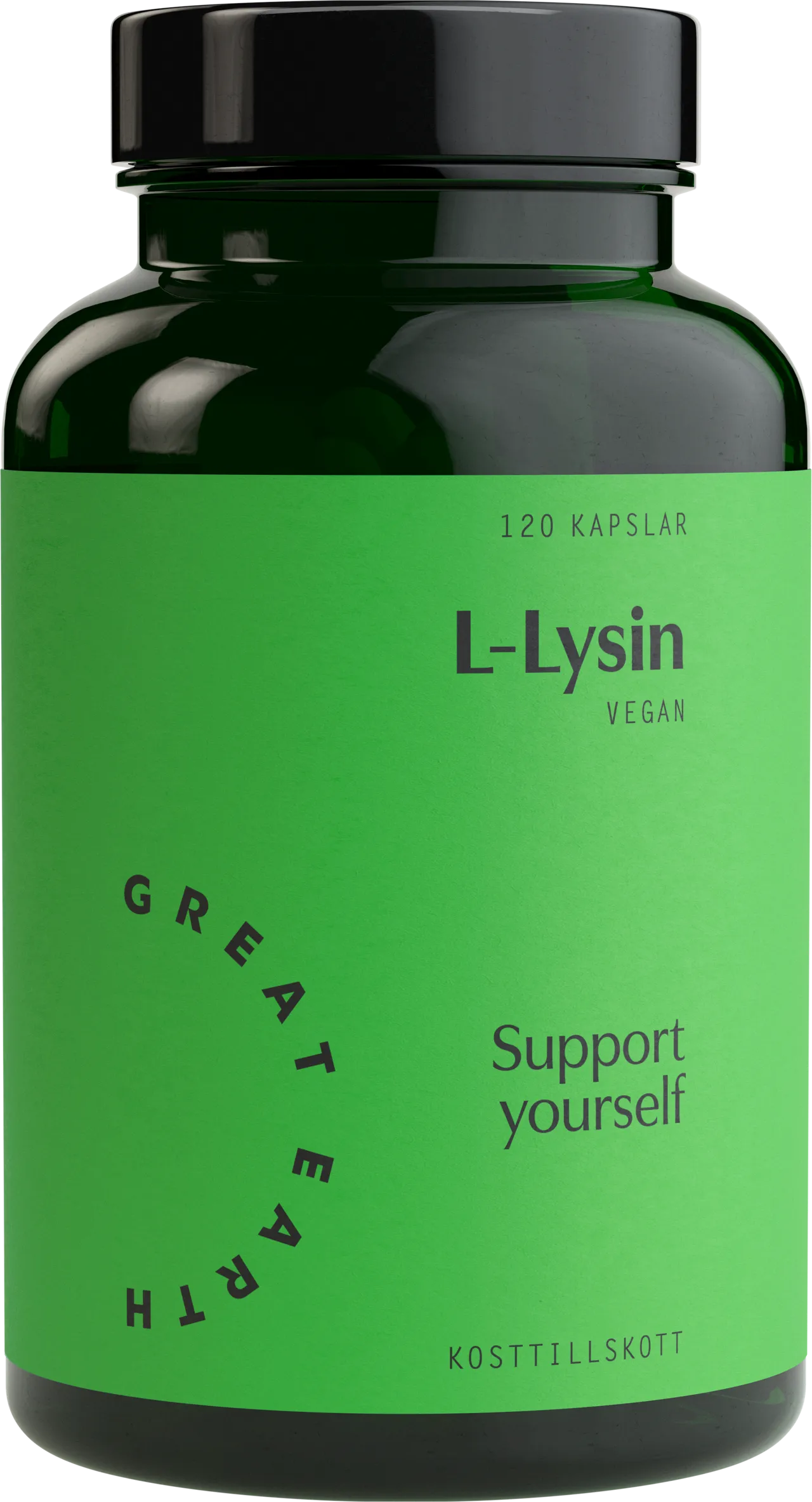 Great Earth L-Lysine 500 mg 120 kapslar