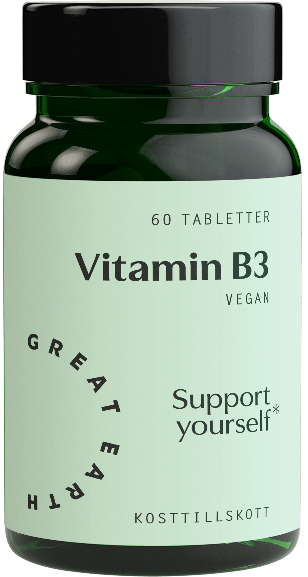 Great Earth Vitamin B3, 60 tabletter