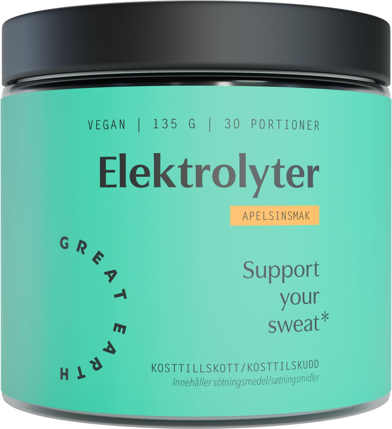 Great Earth Elektrolyter Apelsin 135 g