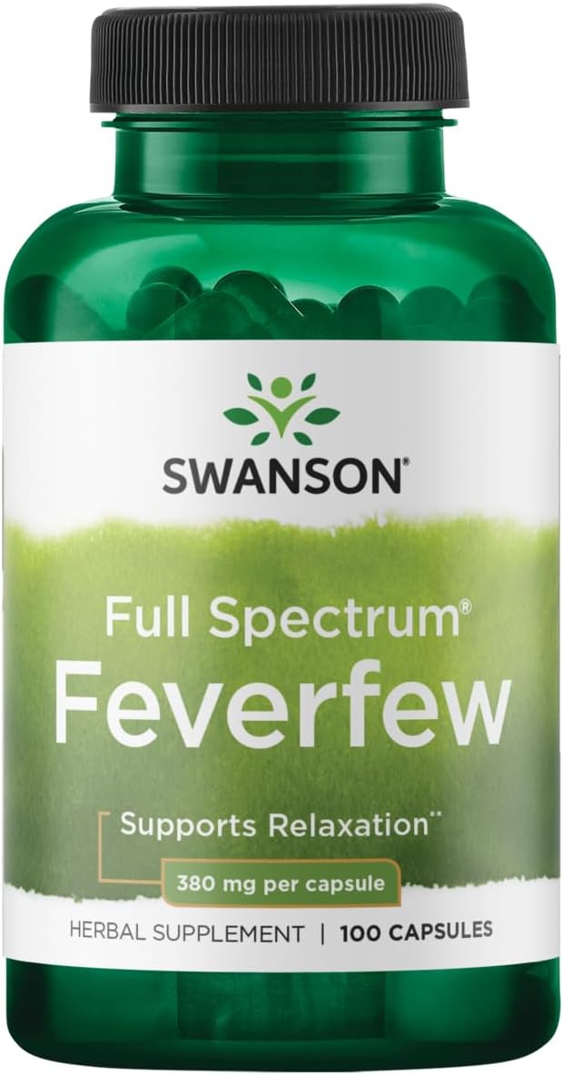 Swanson Full Spectrum Feverfew, 380 mg, 100 kapslar