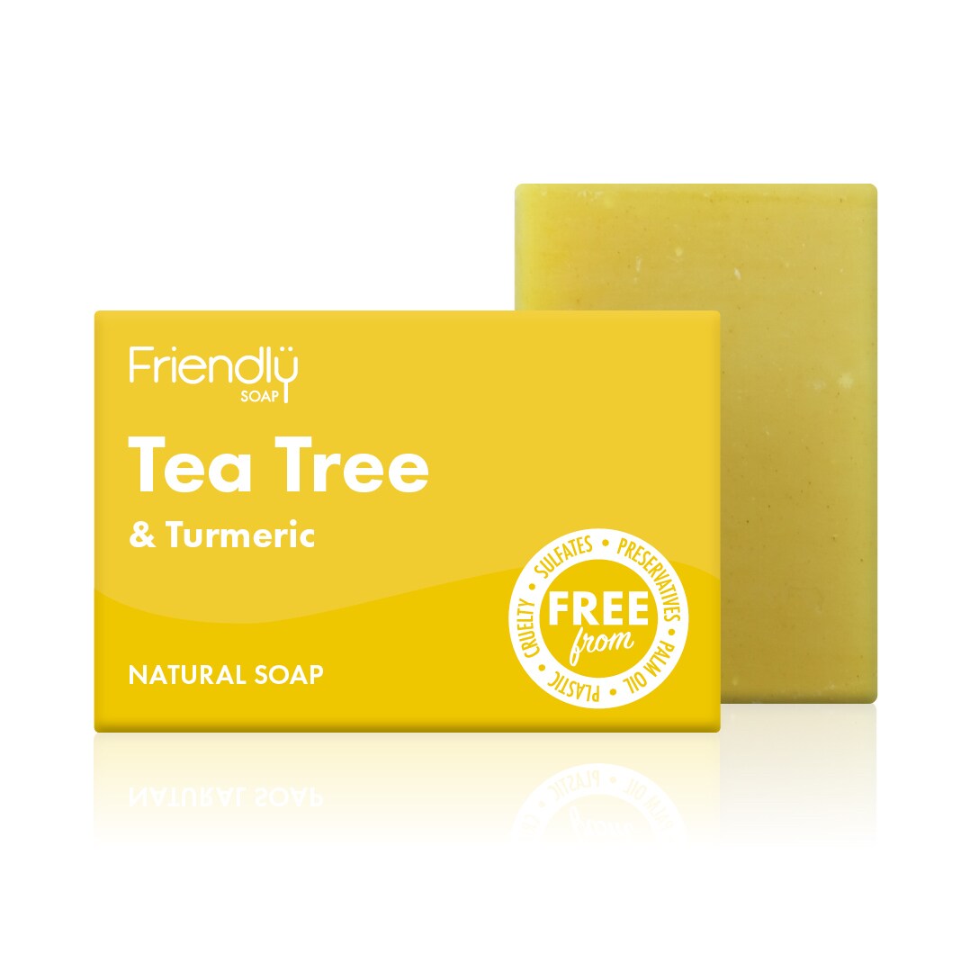 Friendly Soap Tvål Tea Tree & Turmeric 95g