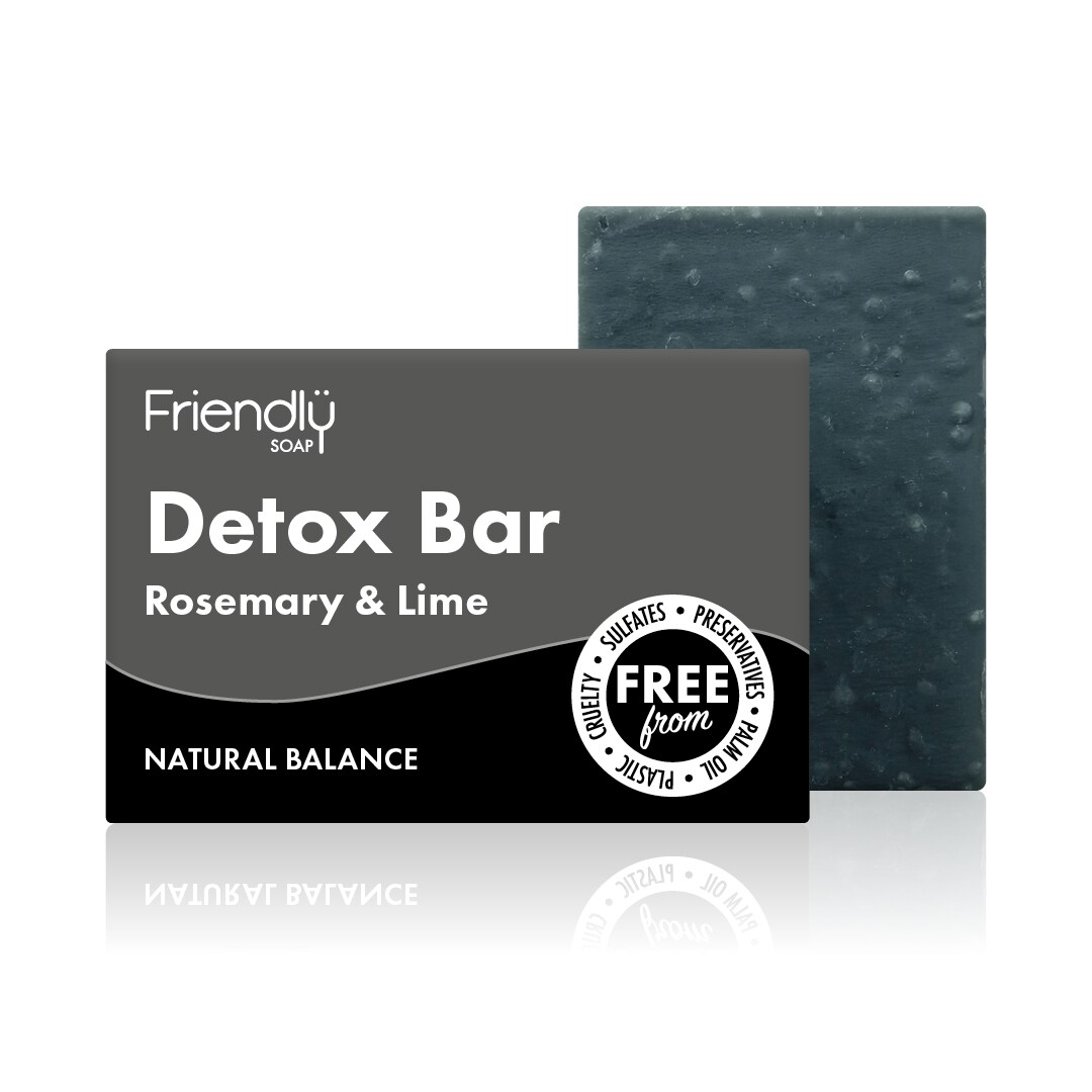 Friendly Soap Detox Bar Rosemary & Lime 95g
