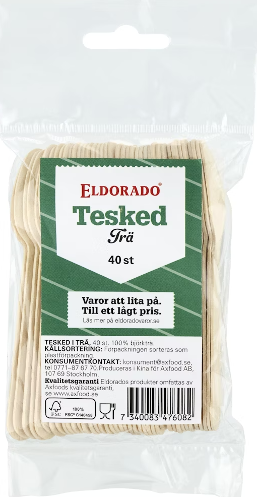 Eldorado Tesked Trä 40p