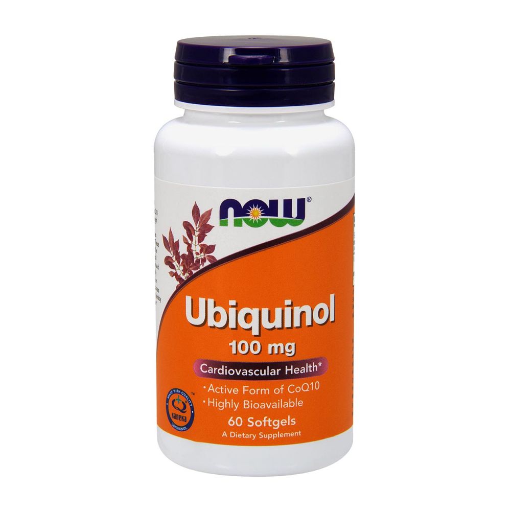 NOW Ubiquinol 100 mg 60 softgels