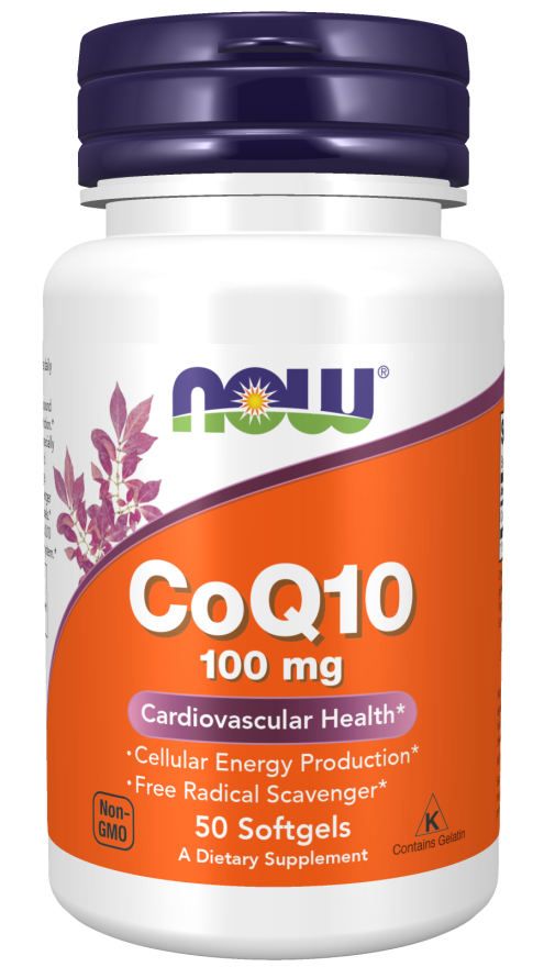 NOW CoQ10 100 mg 50 softgels